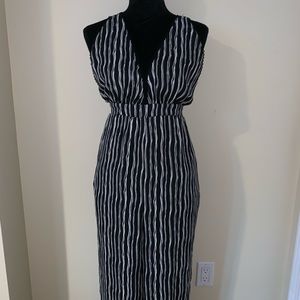 Black and white jumpsuit